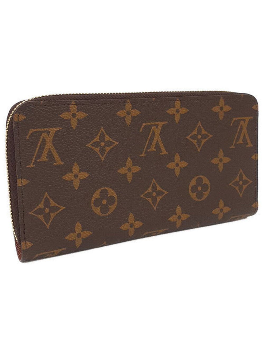 Louis Vuitton Monogram Wallet Zipper Long Round Zippy Brown